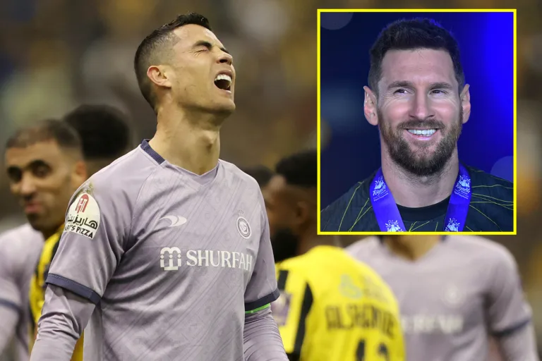 Ronaldo Receives Messi chants after Al-Nassr was eliminated from the Saudi Super Cup